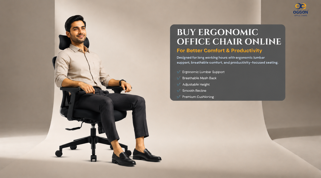 Buy Ergonomic Office Chair Online | Comfortable Chairs for Long Hours