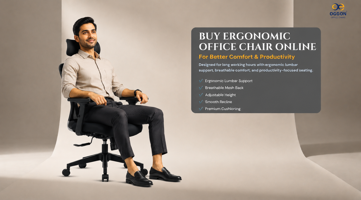 Buy Ergonomic Office Chair Online | Comfortable Chairs for Long Hours
