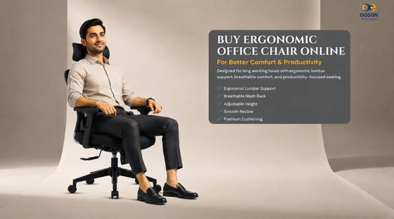 Buy Ergonomic Office Chair Online | Comfortable Chairs for Long Hours