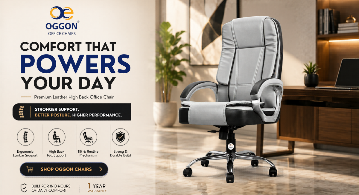 Benefits of Leather High Back Office Chairs | Oggon Chairs