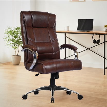 Oggon Alexander Ergonomic Executive Leatherette High Back Office Chair with Lumbar Support
