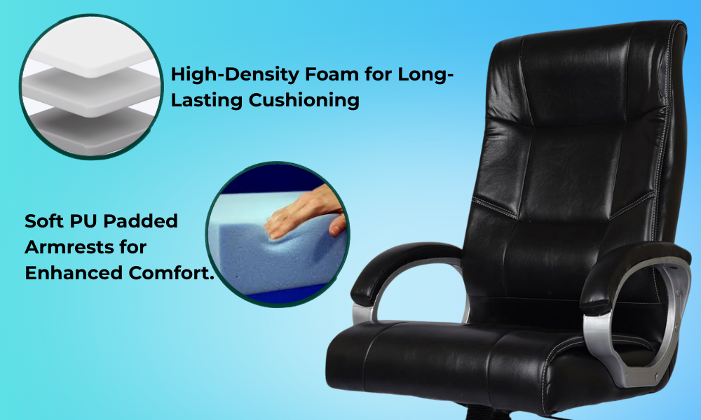 Oggon Marley High Back Executive Leatherette Office Chair