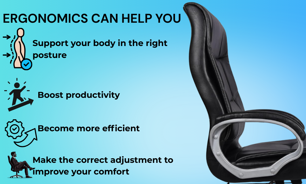 Oggon Marley High Back Executive Leatherette Office Chair