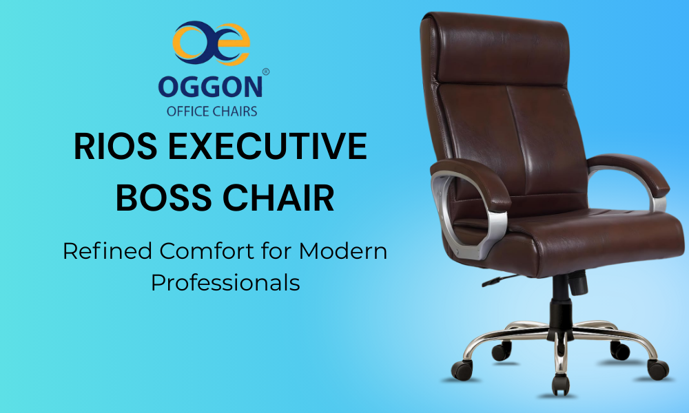 Oggon Rios High Back Executive Leatherette Office Chair