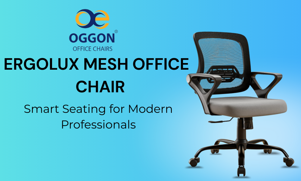 OGGON Ergolux Orthopedic Ergonomic Office Chair – Mesh Back