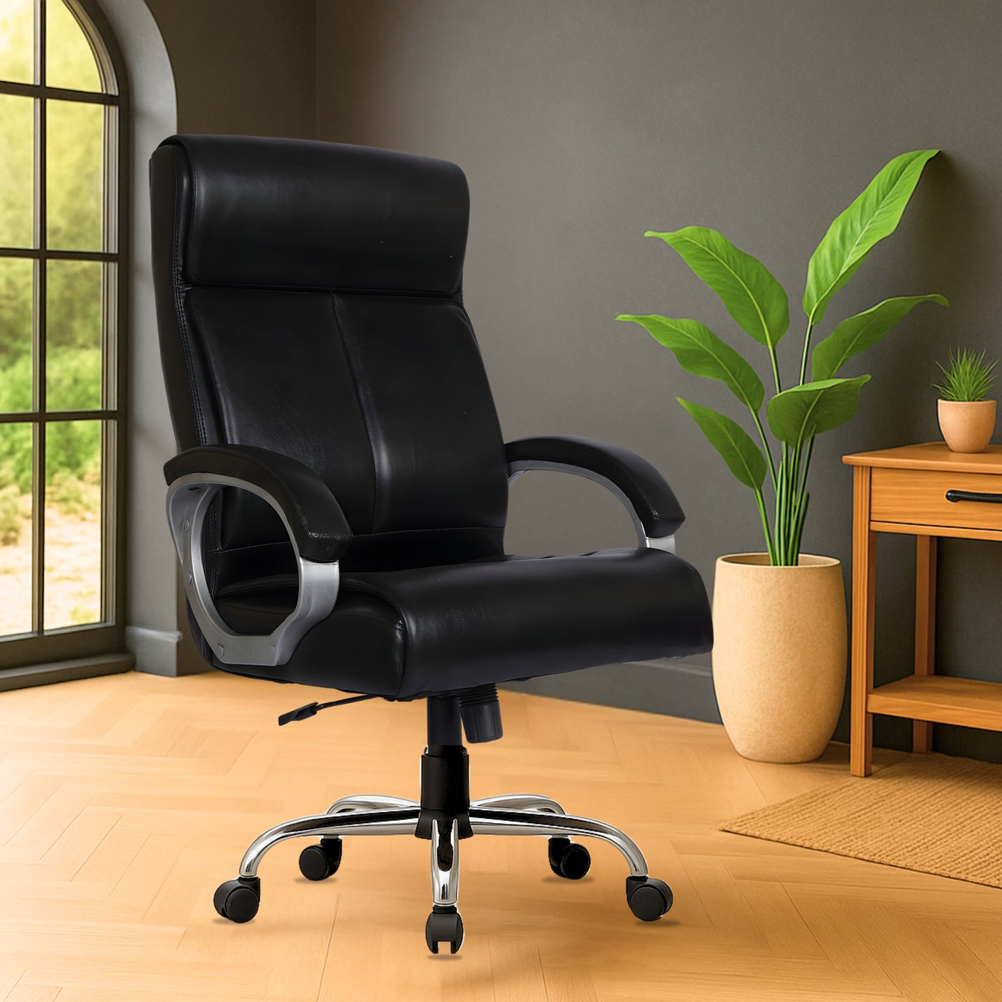 Oggon Rios High Back Executive Leatherette Office Chair