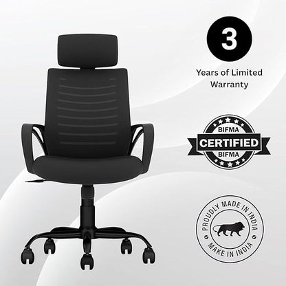 OGGON Irish High Back Ergonomic Mesh Office Chair | Professional Computer Seating