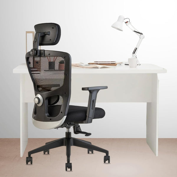 Victoria Ergonomic Mesh Office Chair with Headrest , 3D Adjustable Armrests , Multi-Lock