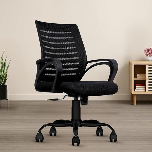 OGGON Irish Ergonomic Mesh Office Chair – Mid Back | 3 Years Warranty