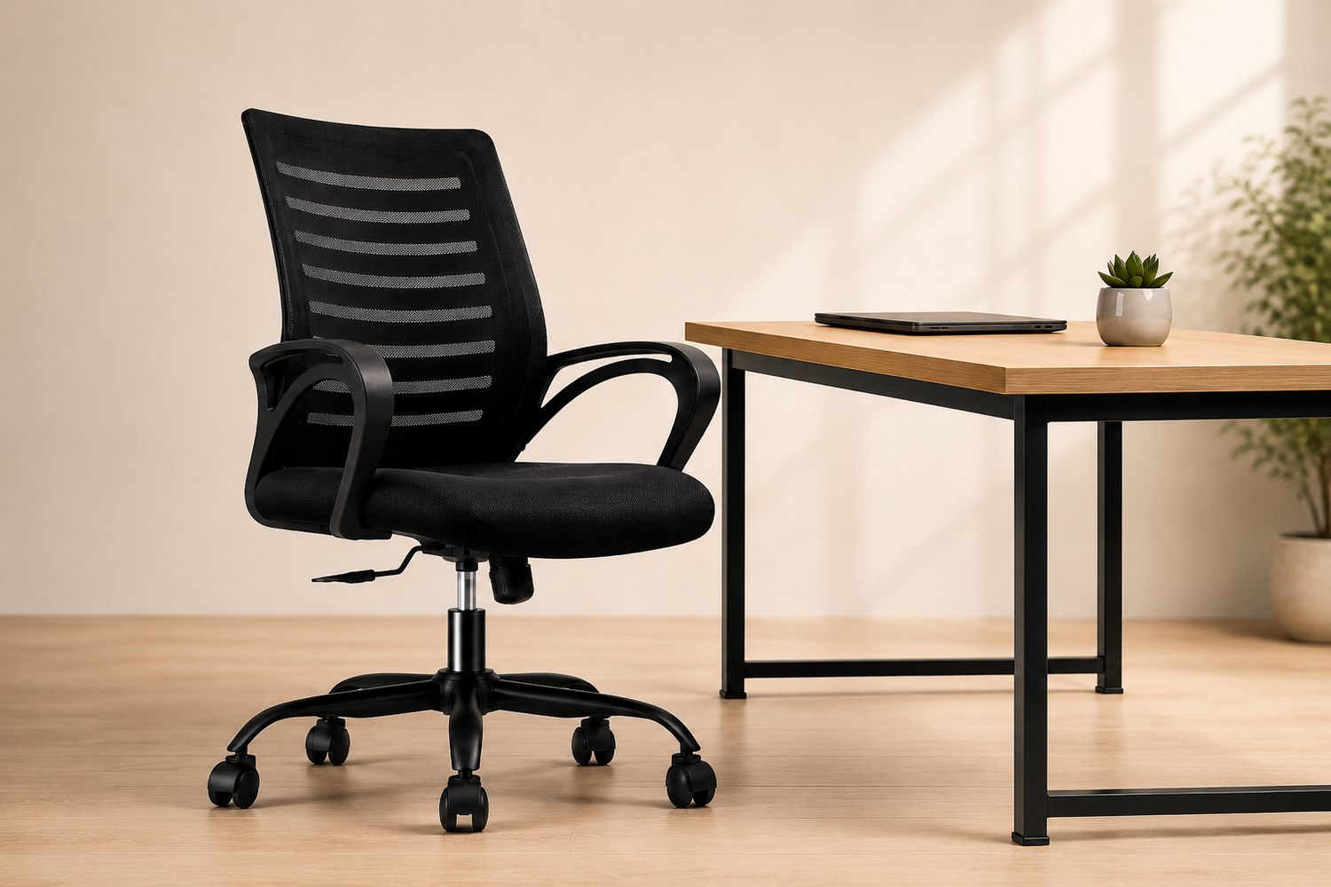 OGGON Irish Ergonomic Mesh Office Chair – Mid Back