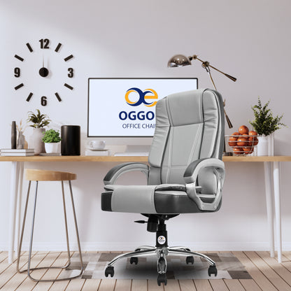 Oggon Charmer High Back Ergonomic Executive Leatherette Office Chair with Lumbar Support