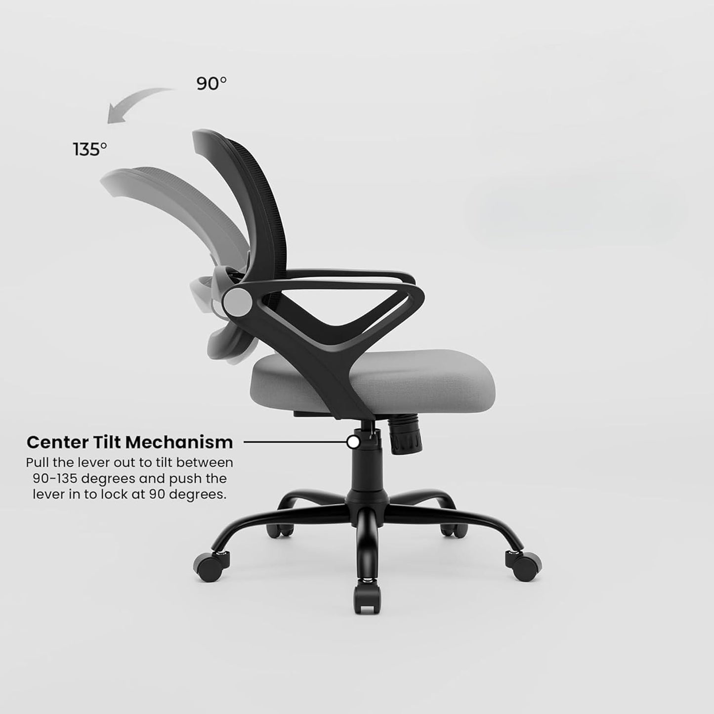 OGGON Ergolux Orthopedic Ergonomic Office Chair – Mesh Back