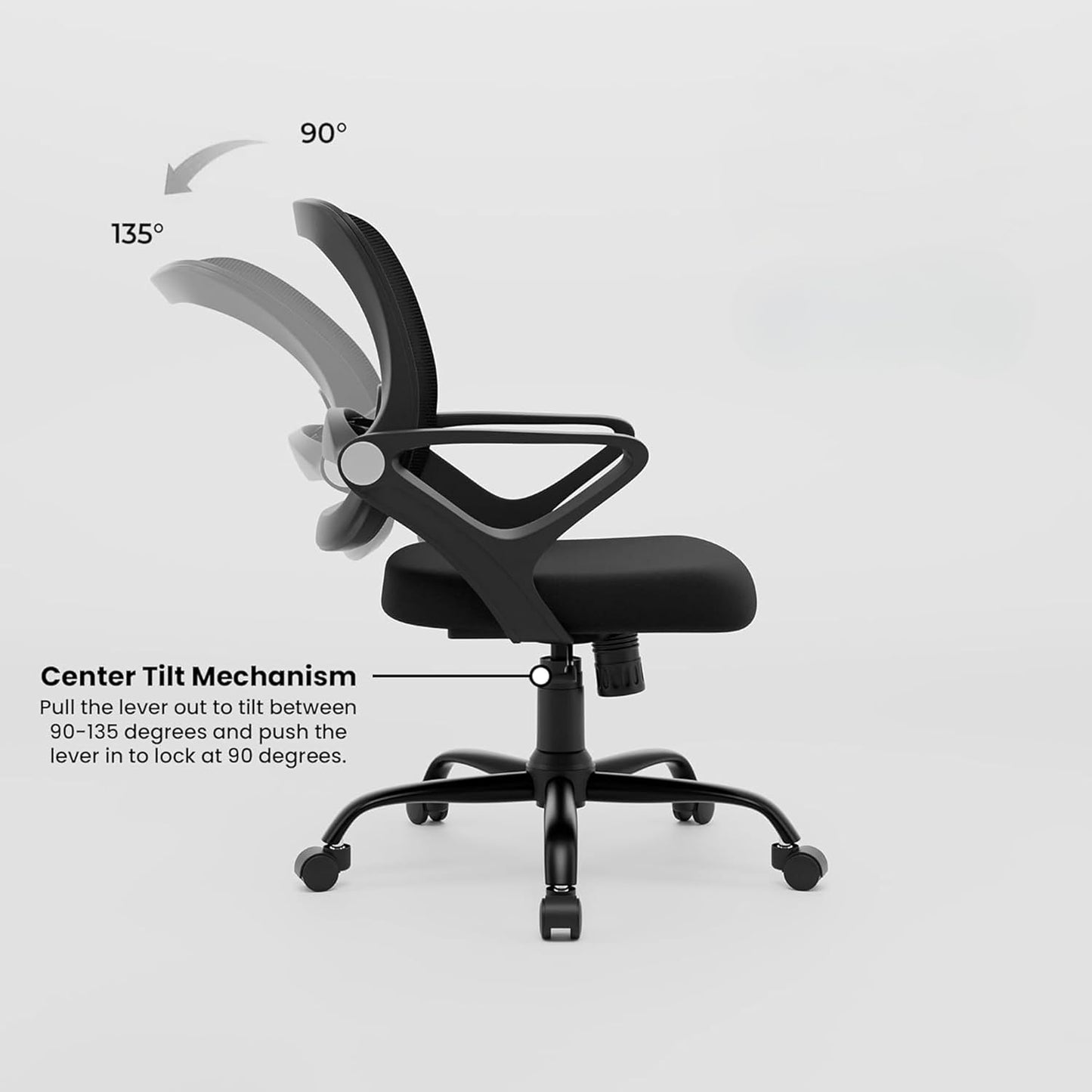 OGGON Ergolux Orthopedic Ergonomic Office Chair – Mesh Back