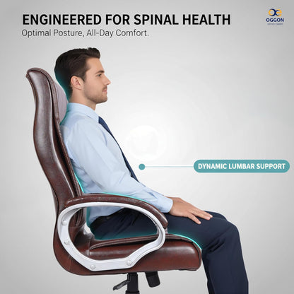 Oggon Marley High Back Executive Leatherette Office Chair