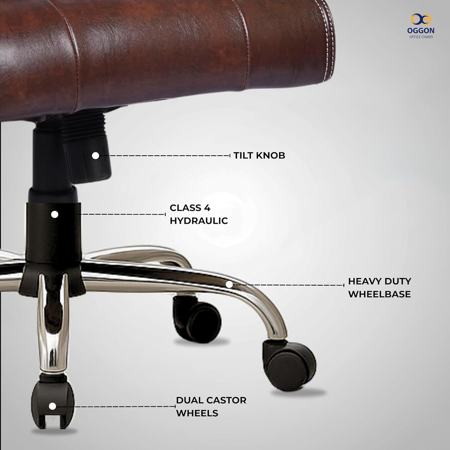 Oggon Marley High Back Executive Leatherette Office Chair