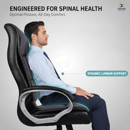 Oggon Marley High Back Executive Leatherette Office Chair