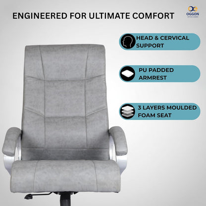 Oggon Marley High Back Executive Leatherette Office Chair
