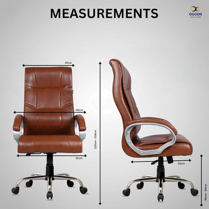 Oggon Marley High Back Executive Leatherette Office Chair