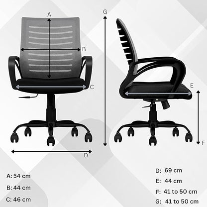 Oggon Irish mesh office chair delivered pre assembled with easy setup