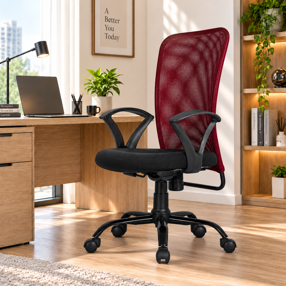 Oggon Breeze Mid Back Mesh Ergonomic Office Chair