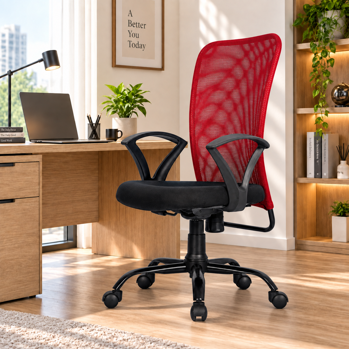 Oggon Breeze Mid Back Mesh Ergonomic Office Chair