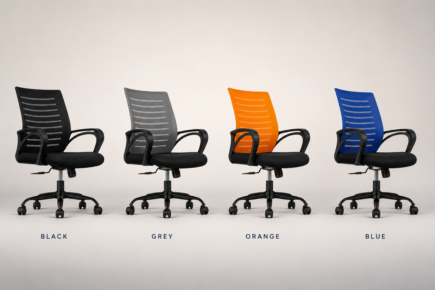 OGGON Irish Ergonomic Mesh Office Chair – Mid Back