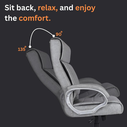 Oggon Rios High Back Executive Leatherette Office Chair